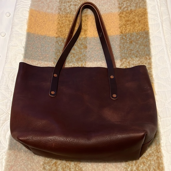 Goforthgoods "Avery" Tote, Medium, Mocha - Picture 6 of 12